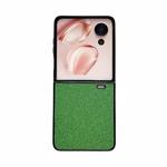 For Honor Magic V Flip Gradient Color Glitter Shockproof Protective Phone Case(Green)