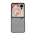 For Honor Magic V Flip Gradient Color Glitter Shockproof Protective Phone Case(Grey)