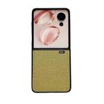 For Honor Magic V Flip Gradient Color Glitter Shockproof Protective Phone Case(Gold)