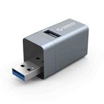 ORICO MINI-U32L 3 in 1 USB Mini HUB Adapter(Gray)