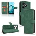 For Wiko T20 Skin Feel Magnetic Flip Leather Phone Case(Green)