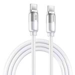 REMAX RC-C037 Capsule 1.2m 30W Type-C to Type-C PVC Fast Charging Cable(White)