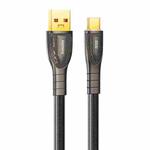 REMAX RC-C167 Prime 1.2m 66W USB to Type-C Braided Fast Charging Cable(Black)