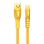 REMAX RC-C167 Prime 1.2m 66W USB to Type-C Braided Fast Charging Cable(Gold)