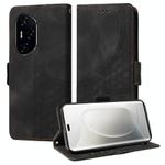 For Honor 300 Pro Embossed Rhombus Starry Leather Phone Case(Black)