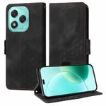 For Honor 400 Lite Embossed Rhombus Starry Leather Phone Case(Black)