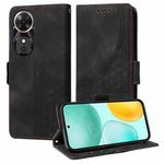 For Honor Play 60 Embossed Rhombus Starry Leather Phone Case(Black)