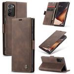 For Samsung Galaxy Note20 CaseMe Multifunctional Horizontal Flip Leather Case, with Card Slot & Holder & Wallet(Coffee)