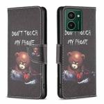 For HMD Pulse PRO /  Pulse / Pulse+ Drawing Pattern Leather Phone Case(Bear)