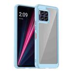 For T-Mobile REVVL 7 Pro 5G Colorful Series Acrylic Hybrid TPU Phone Case(Blue)