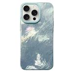 For iPhone 15 Pro Max Tinfoil Texture Colorful Lens Frame IMD Acrylic Phone Case(Green)