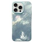 For iPhone 15 Pro Tinfoil Texture Colorful Lens Frame IMD Acrylic Phone Case(Green)