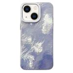 For iPhone 13 Tinfoil Texture Colorful Lens Frame IMD Acrylic Phone Case(Silver)