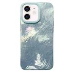 For iPhone 11 Tinfoil Texture Colorful Lens Frame IMD Acrylic Phone Case(Green)