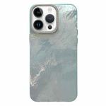 For iPhone 14 Pro Max Tinfoil Texture Diamond Lens Frame IMD Acrylic Phone Case(Green)