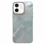 For iPhone 11 Tinfoil Texture Diamond Lens Frame IMD Acrylic Phone Case(Green)