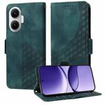 For Redmi Turbo 4 Pro / Xiaomi Poco F7 Embossed Rhombus Starry Leather Phone Case(Green)