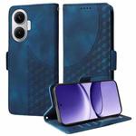 For Redmi Turbo 4 Pro / Xiaomi Poco F7 Embossed Rhombus Starry Leather Phone Case(Blue)