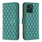 For HMD Pulse PRO / Pulse / Pulse+ Diamond Lattice Wallet Flip Leather Phone Case(Green)