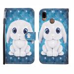 For Huawei P20 lite 3D Painted Pattern Horizontal Flip Leather Case with Holder & Wallet & Card slot & Lanyard(Rabbit)