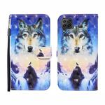 For Huawei P40 lite 3D Painted Pattern Horizontal Flip Leather Case with Holder & Wallet & Card slot & Lanyard(Sunrise Wolf)