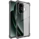 For Realme GT 6 5G Global imak Shockproof Airbag TPU Phone Case(Transparent Black)