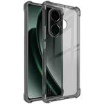 For Realme GT 6T 5G Global imak Shockproof Airbag TPU Phone Case(Transparent Black)