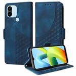 For Xiaomi Poco C50 / C51 Embossed Rhombus Starry Leather Phone Case(Blue)