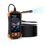 T20 4.3 inch IPS Screen 3.9mm Single Camera IP67 Waterproof Hard Cable Digital Endoscope, Length:3.5m(Black Orange)