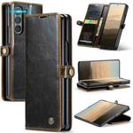 For Samsung Galaxy Z Fold6 5G CaseMe 003 Crazy Horse Texture Flip Leather Phone Case(Coffee)