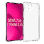 For T-Mobile REVVL 7 5G / T Phone 2 5G Shockproof Non-slip Thickening TPU Phone Case(Transparent)