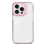 For iPhone 13 Pro Colorful Wavy Circle PC Hybrid TPU Phone Case(Pink)