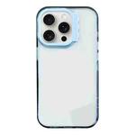 For iPhone 13 Pro Colorful Wavy Circle PC Hybrid TPU Phone Case(Blue)