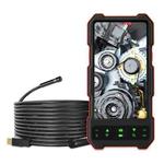 T21 4.5 inch IPS Color Screen 7.9mm Dual Camera Split Hard Cable Industrial Endoscope, Length:3.5m(Black Red)