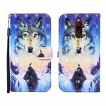 For Xiaomi Redmi 8 / 8A 3D Painted Pattern Horizontal Flip Leather Case with Holder & Wallet & Card slot & Lanyard(Sunrise Wolf)