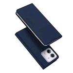 For Xiaomi Poco M7 Pro 5G DUX DUCIS Skin Pro Series Flip Leather Phone Case(Blue)