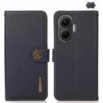 For Redmi Turbo 4 Pro KHAZNEH Custer Texture RFID Genuine Leather Phone Case(Blue)