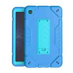 For Samsung Galaxy Tab A7 Lite Armor Holder Silicone Hybrid PC Tablet Case(Blue)