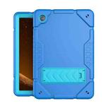 For Samsung Galaxy Tab A8 Armor Holder Silicone Hybrid PC Tablet Case(Blue)