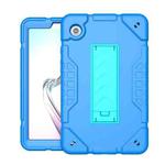 For Samsung Galaxy Tab A9+ Armor Holder Silicone Hybrid PC Tablet Case(Blue)