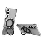 For ZTE nubia Red Magic 10 Air Mechanical Arm Borderless MagSafe Holder Metal Phone Case(Silver)