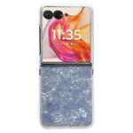 For Motorola Razr 50 Ultra Pearlescent Shell Texture Phone Case(White)
