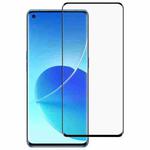 For OPPO Reno6 Pro 5G Full Glue 9H HD 3D Curved Edge Tempered Glass Film(Black)