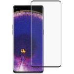 For OPPO Find X5 Pro Full Glue 9H HD 3D Curved Edge Tempered Glass Film(Black)