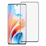 For OPPO A2 Pro Full Glue 9H HD 3D Curved Edge Tempered Glass Film(Black)