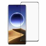 For OPPO Find X7 Ultra Full Glue 9H HD 3D Curved Edge Tempered Glass Film(Black)