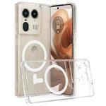 For Motorola Edge 50 Ultra MagSafe Clear Acrylic PC Hybrid TPU Phone Case(Transparent)