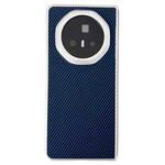 For Honor Magic V3 Carbon Fiber Leather Grain Kevlar Folding Phone Case(Dark Blue)