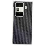 For Honor Magic VS3 Carbon Fiber Leather Grain Kevlar Folding Phone Case(Black)