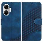 For Redmi Turbo 4 Pro / Xiaomi Poco F7 Elephant Head Embossed Phone Leather Case with Lanyard(Royal Blue)